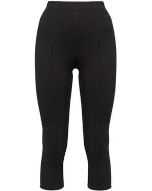 Sleeper Cropped Leggings - Black