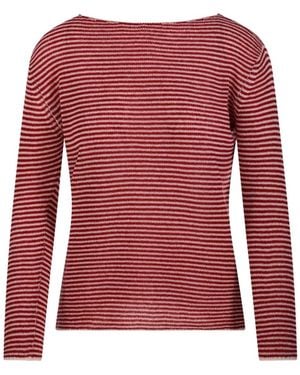 Be You Striped Knitwear - Red