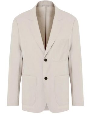 Emporio Armani Pocket Single-breasted Blazer - ナチュラル