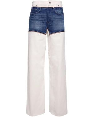 Jean Paul Gaultier Petit Grand Panelled Jeans - Blue
