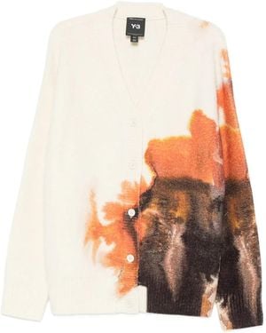 Y-3 グラフィック カーディガン - オレンジ