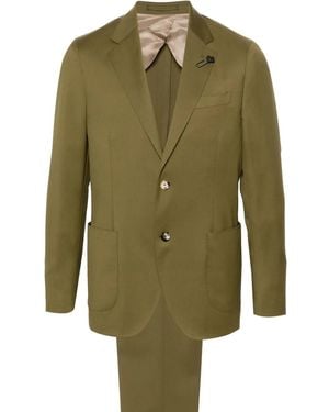 Lardini シングルスーツ - グリーン