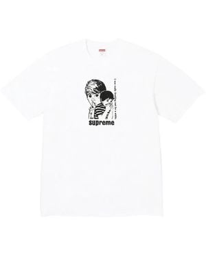 Supreme Graphic-Print T-Shirt - White