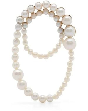 Sophie Bille Brahe 14Kt Recycled Embrassée Single Earring - White