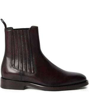 Brunello Cucinelli Leather Chelsea Boots - Black