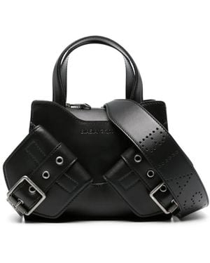 BIASIA Borsa Tote Con Logo Goffrato - Nero