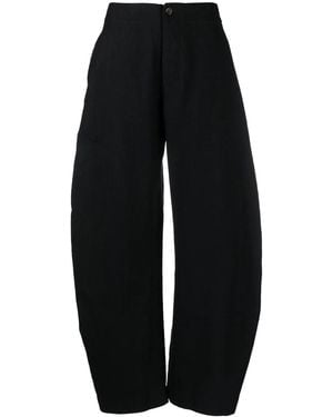 Uma Wang Baggy-Cut Leg Trousers - Blue