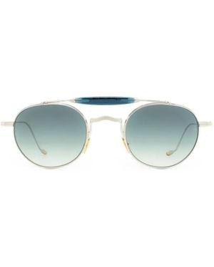 Jacques Marie Mage Dasan Round-Frame Sunglasses - Green