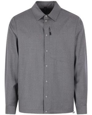 Sease Button-Fastening Shirt - Gray