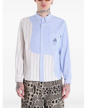 Brain Dead Brooks Brothers California Shirt - Blue