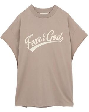 Essentials Logo-Print Short-Sleeve T-Shirt - Gray