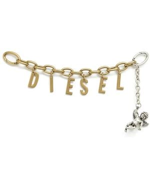 DIESEL Charm De Letra De Metal Con Querubín - Metálico