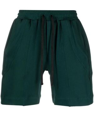 Styland ドローストリング ショートパンツ - グリーン