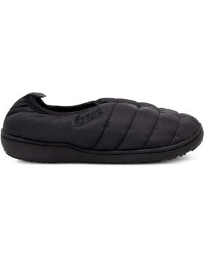 SUBU Packable F-Line Quilted Slippers - White