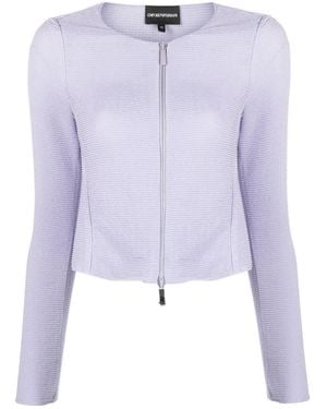 Emporio Armani Short Blazer Jacket - Blue