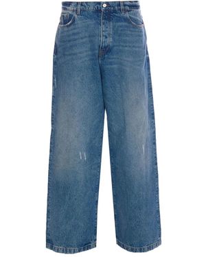 AMISH Jeans Mit Geradem Bein - Blau