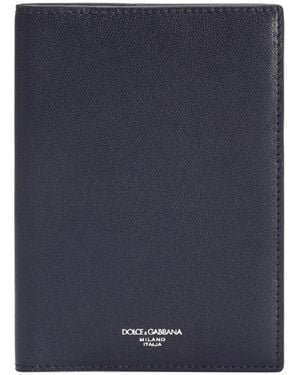 Dolce & Gabbana Porte-Cartes En Cuir - Bleu