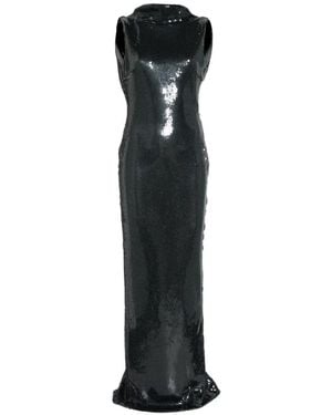 retroféte Liela Sequin Dress - Black