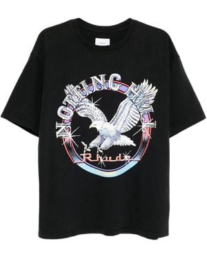 Rhude Notting Hill Eagle T-Shirt - Schwarz