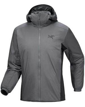 Arc'teryx Atom Logo-Embroidered Hooded Jacket - Grey