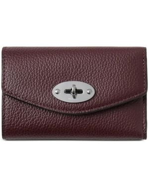 Mulberry Darley Postman's Lock Wallet - Purple