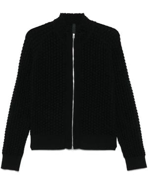 J.L-A.L Ash Zip-Up Cardigan - Black