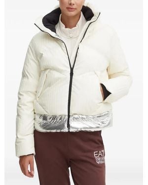 Sportalm Quilted Metallic-Trim Jacket - Natural