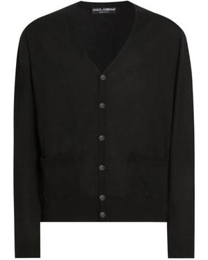 Dolce & Gabbana Button-Up Vest - Zwart