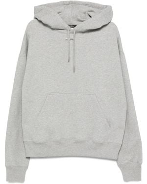 Mugler Pocket Hoodie - Gray