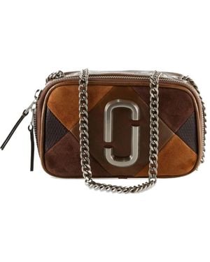 Marc Jacobs Mini The Snapshot Patchwork Shoulder Bag - ブラウン