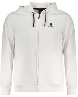 U.S. Grand Hoodie Zippé À Logo Brodé - White