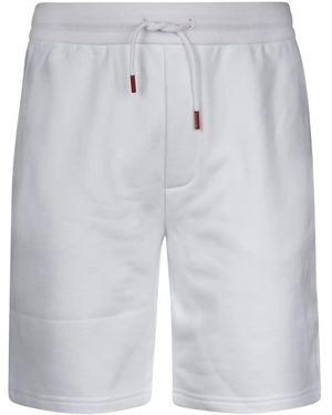 Kiton Shorts mit Kordelzug - Blau