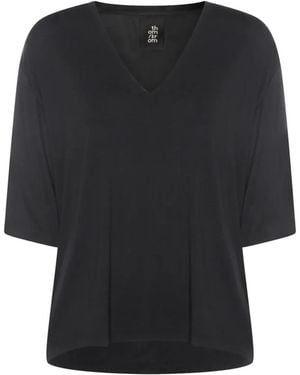 Thom Krom V-Neck Blouse - Black