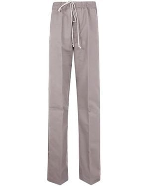 Rick Owens Concordians Drawstring Pocket Trousers - Grey