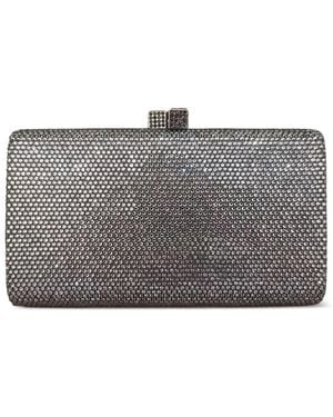 Serpui Crystal-Embellished Clutch Bag - Grey