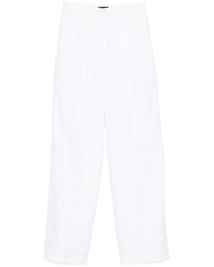 Theory Pinstripe Pants - White