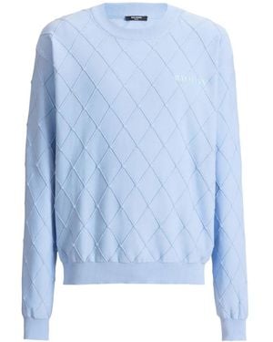 Balmain Vintage Knit Jumper - Blue
