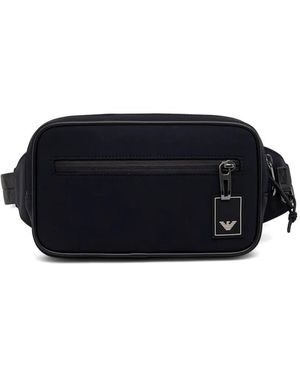 Emporio Armani Sac Banane À Patch Logo - Black