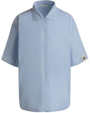 Bally Camicia Con Applicazione - Blu