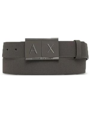 ARMANI EXCHANGE Logo Belt - Grey