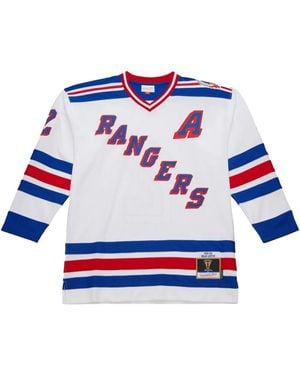 Mitchell & Ness 1993-1994 Brian Leetch New York Rangers Power Play "white" ジャージ - ブルー