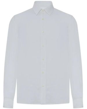120% Lino Long-Sleeves Shirt - White