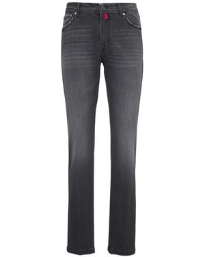 Kiton Logo Jeans - Blue