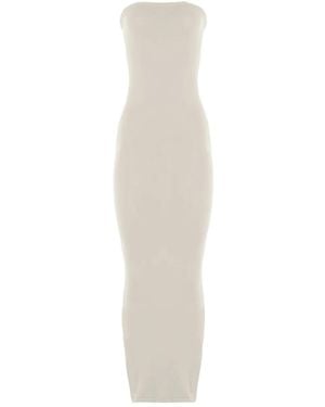 Wolford Abito Fatal Senza Spalline - Bianco