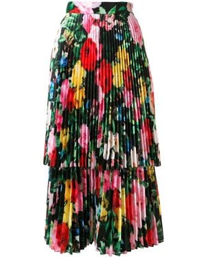 Quinn Robe Mi-Longue À Fleurs - Multicolore