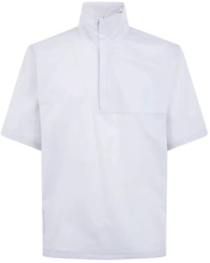 Houdini Sportswear High-Neck Short-Sleeve T-Shirt - White
