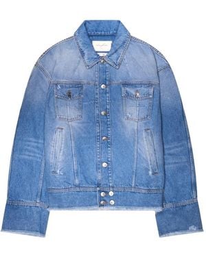 MATIERES FECALES Pierre M. Denim Jacket - Blue