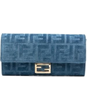 Fendi Baguette Wallet-On-Chain - Blue