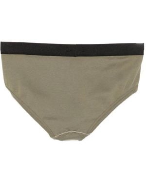 Tom Ford Logo-Waistband Briefs - Natural
