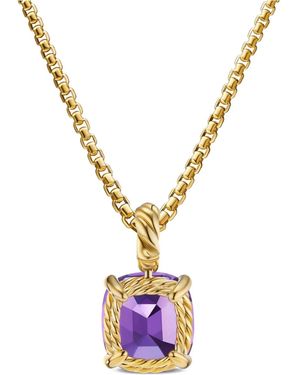 David Yurman 18Kt Marbella Amethyst Pendant (12Mm) - Metallic